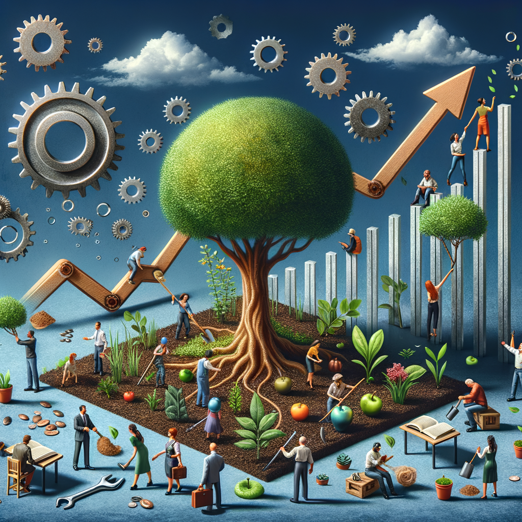 Illustration of Growth Systems: Must-Have Strategy for Effortless Business Growth